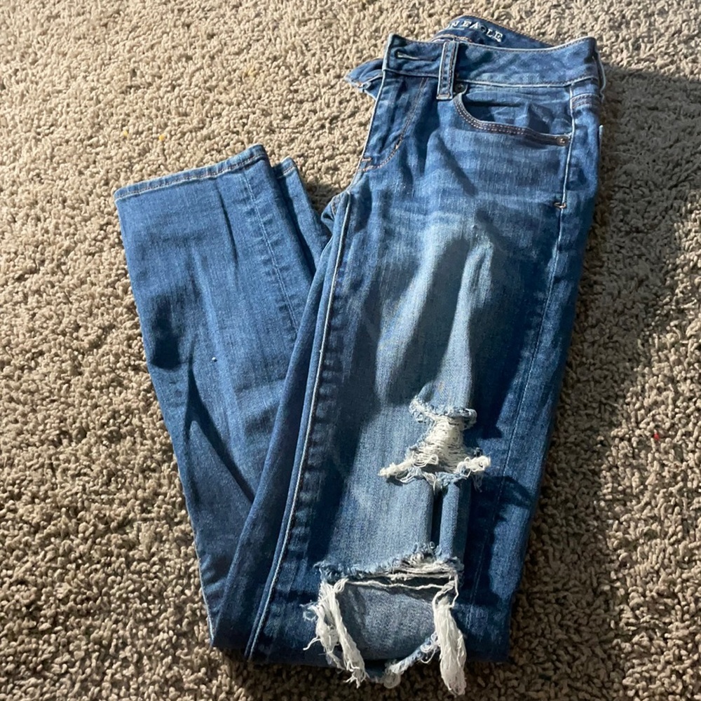 american eagle blue jeans